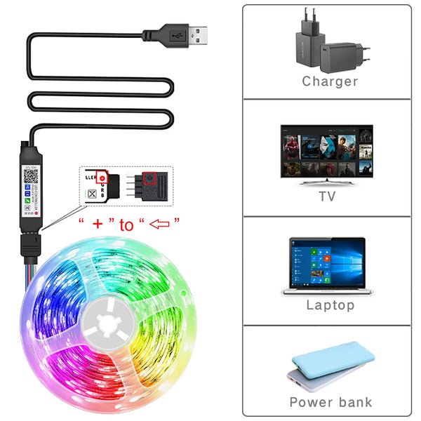 Luces LED Brillantes y Flexibles