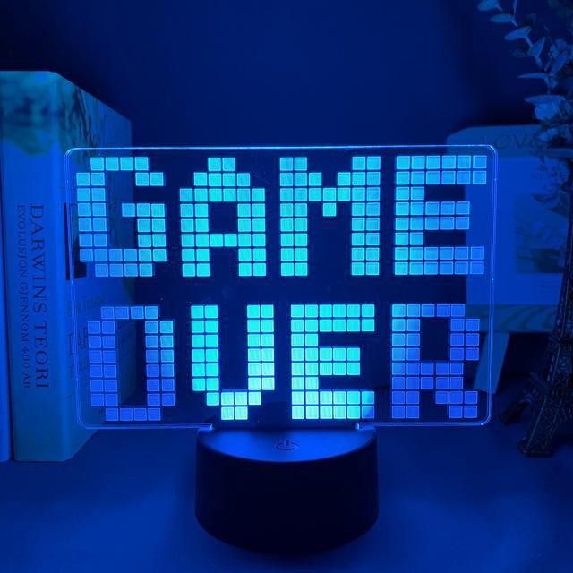 Lámpara LED Fútbol 3D | Luz Nocturna Multicolor